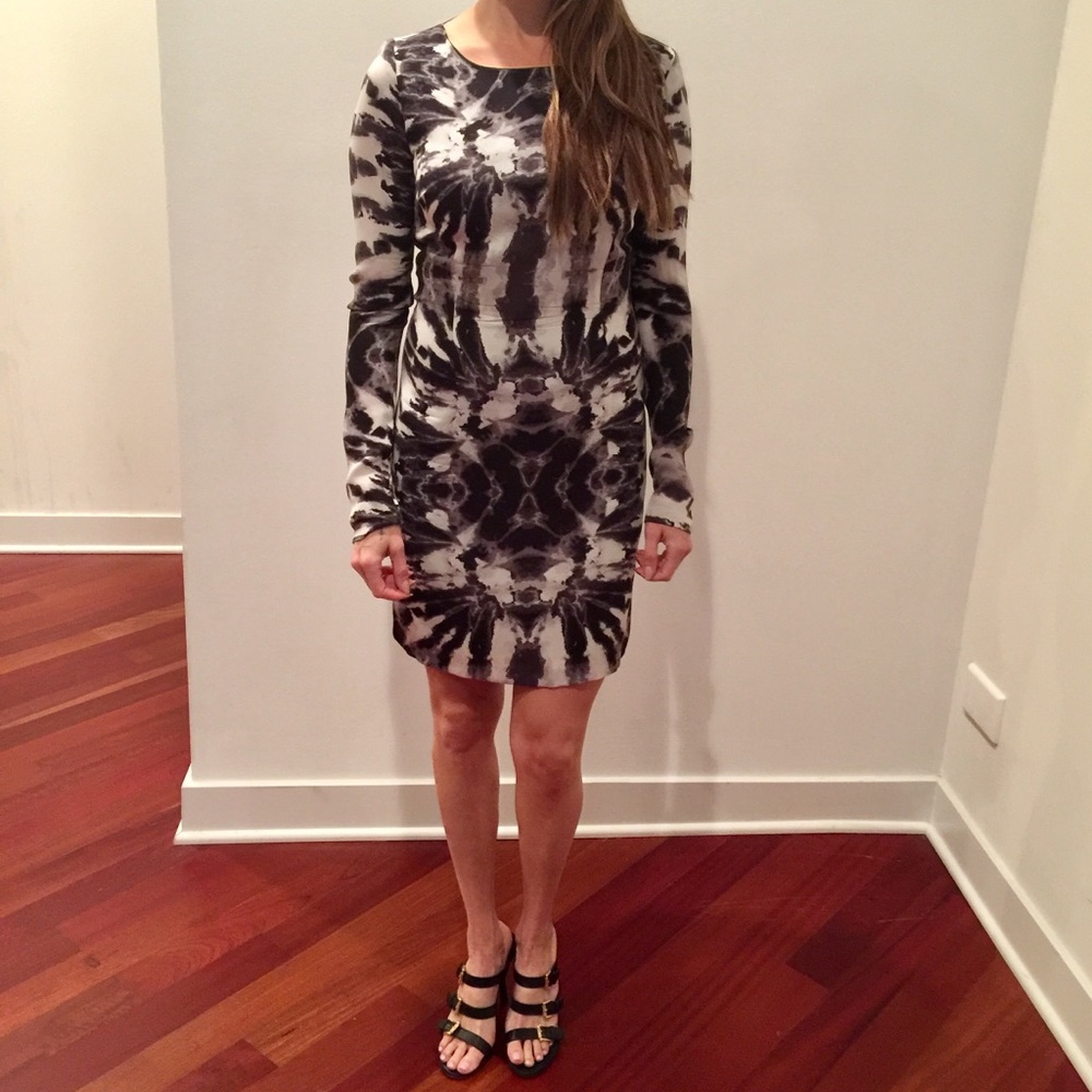 Mara Hoffman Silk Long Sleeve Dress 4 Intermix